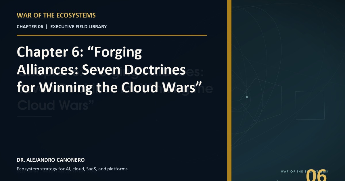 Chapter 6: “Forging Alliances: Seven Doctrines for Winning the Cloud Wars”