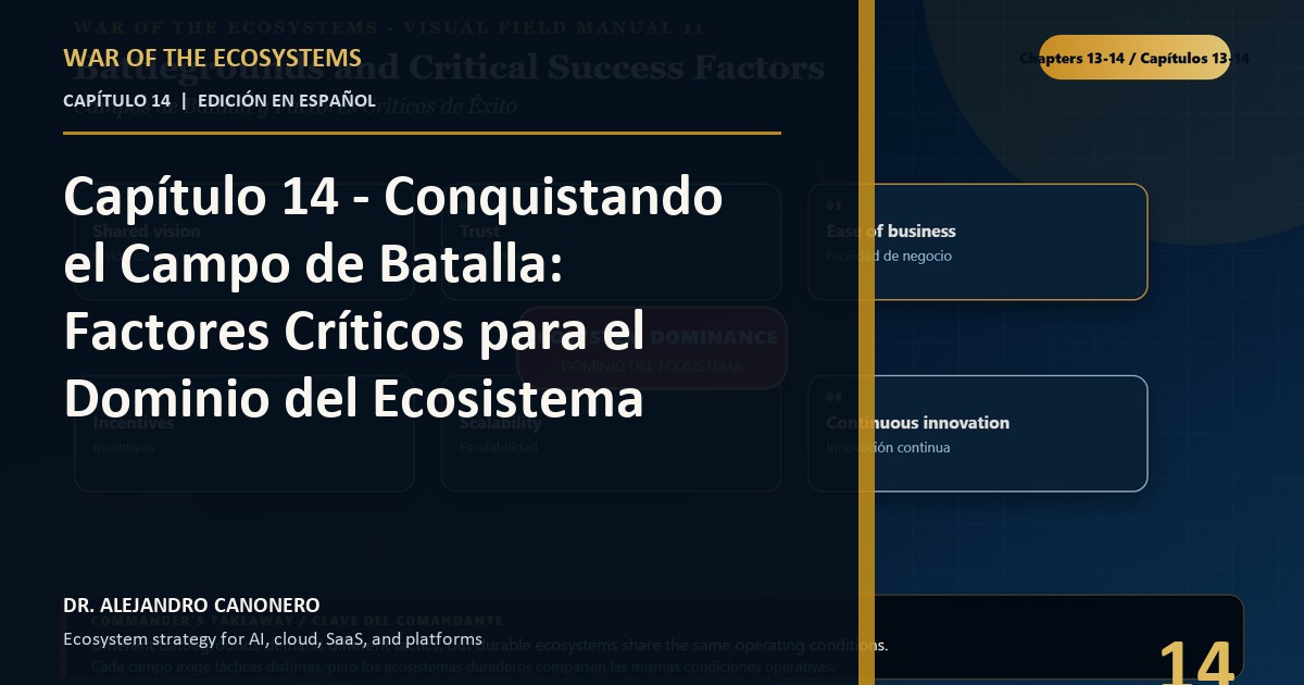 Capítulo 14 - Conquistando el Campo de Batalla: Factores Críticos para el Dominio del Ecosistema
