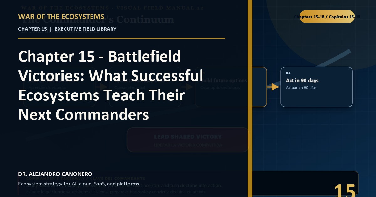 Chapter 15 - Battlefield Victories: What Successful Ecosystems Teach Their Next Commanders