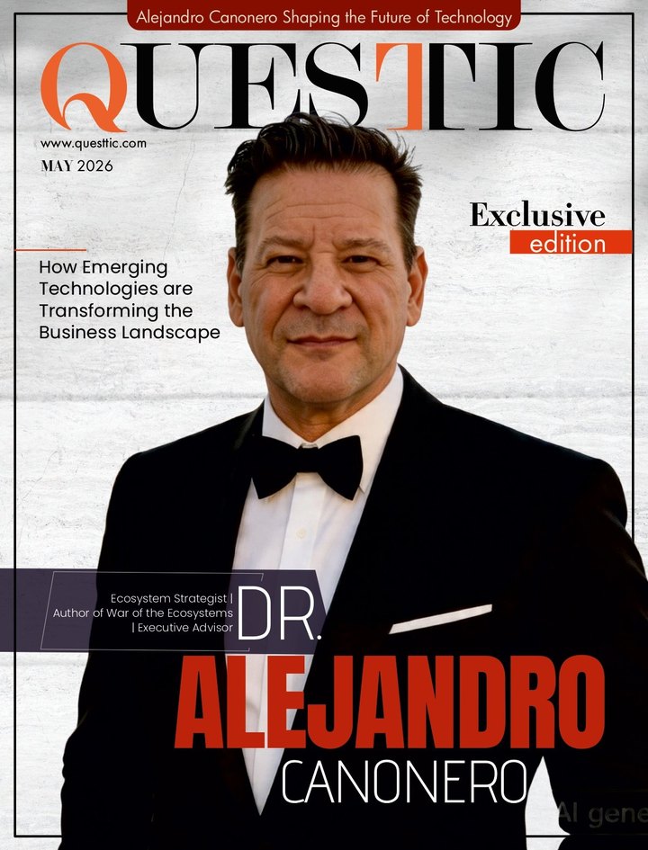 Questtic Magazine cover featuring Alejandro Canonero