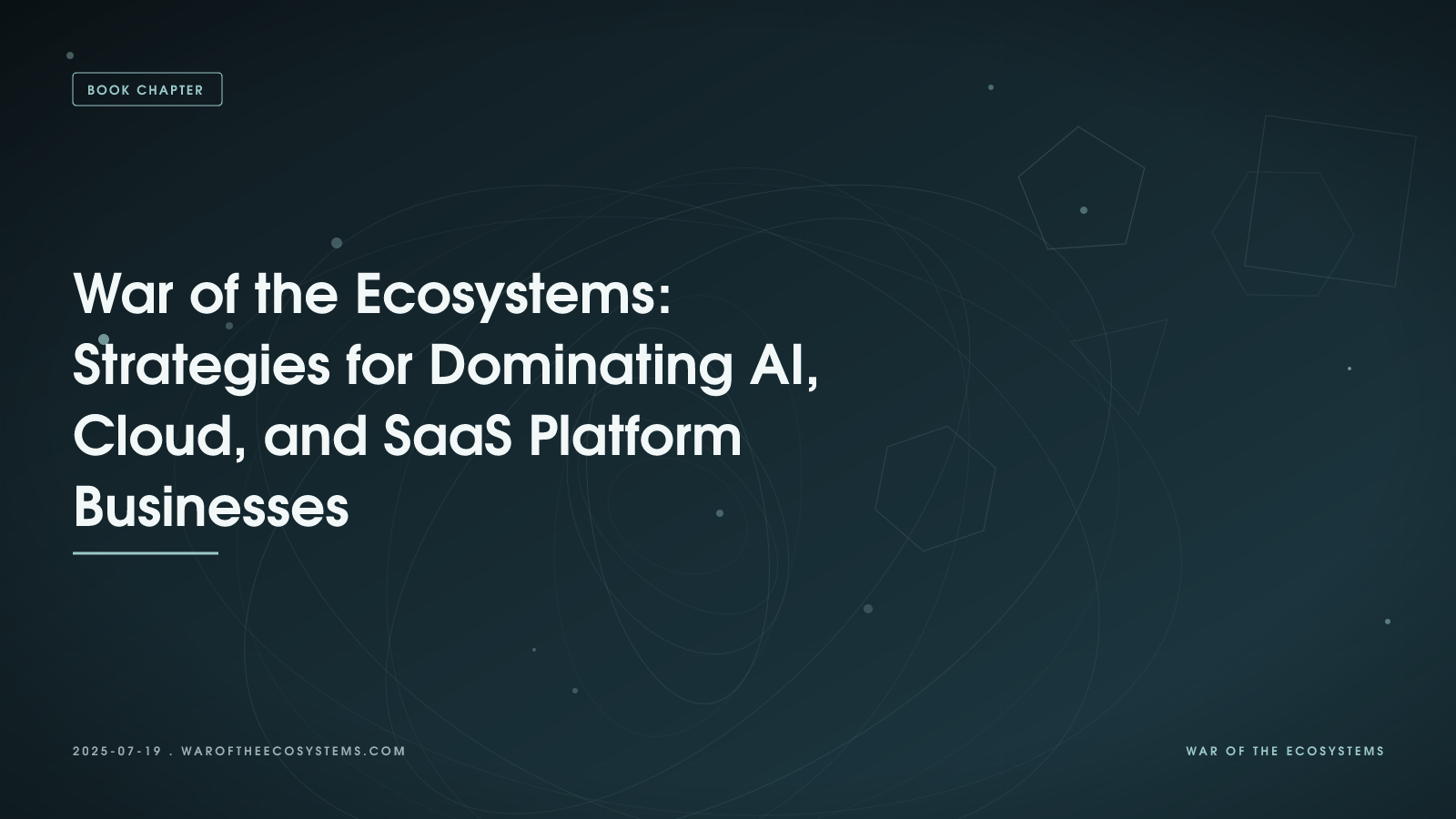 Chapter 11: AI, the New Strategic Weapon - Mastering Strategic AI Ecosystems for Decisive Competitive Advantage