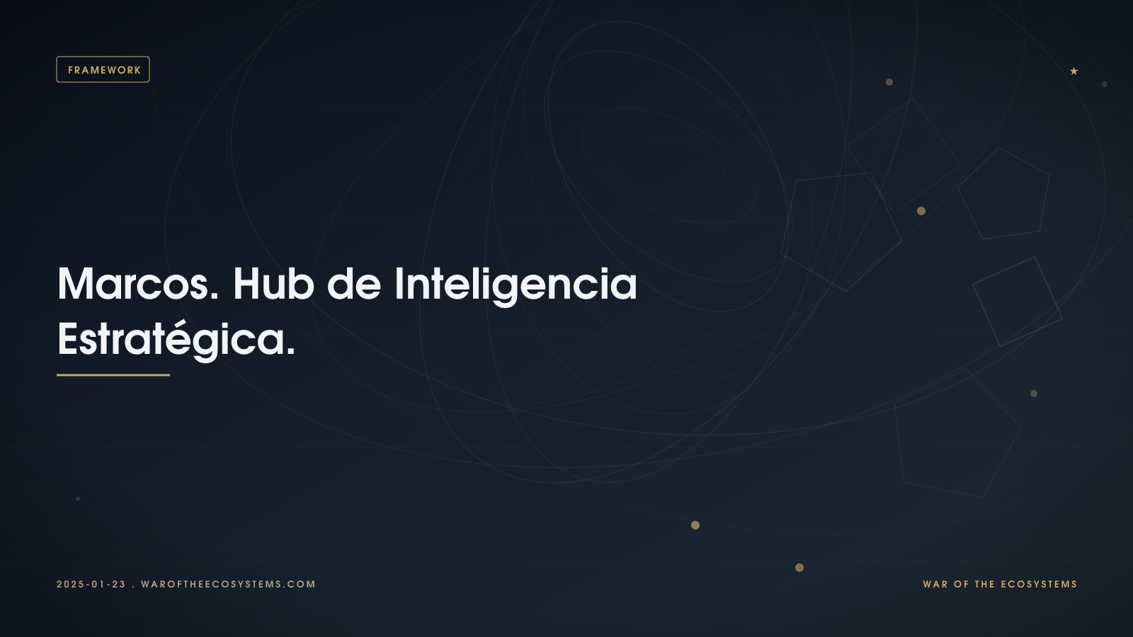 Marcos Hub De Inteligencia Estratégica